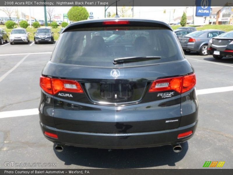 Nighthawk Black Pearl / Taupe 2008 Acura RDX Technology