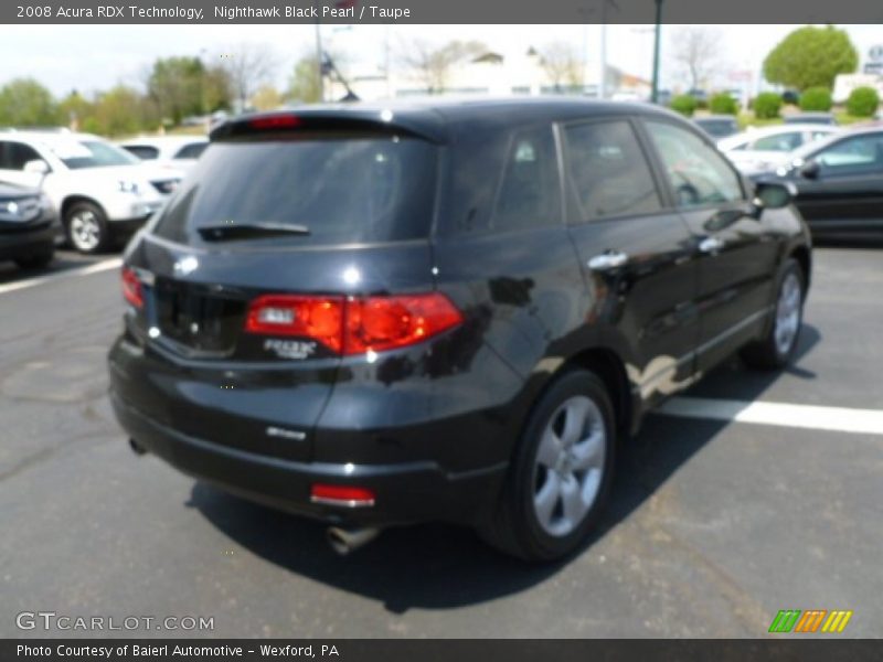Nighthawk Black Pearl / Taupe 2008 Acura RDX Technology