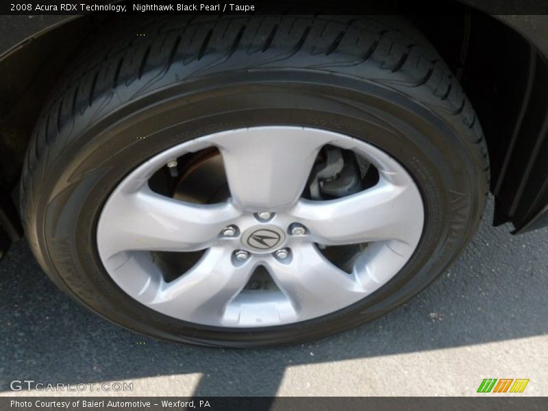 Nighthawk Black Pearl / Taupe 2008 Acura RDX Technology