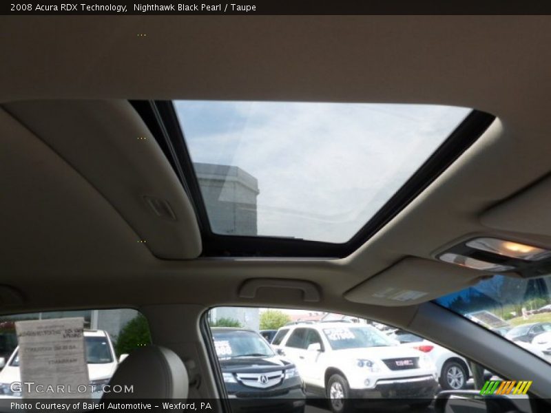 Nighthawk Black Pearl / Taupe 2008 Acura RDX Technology
