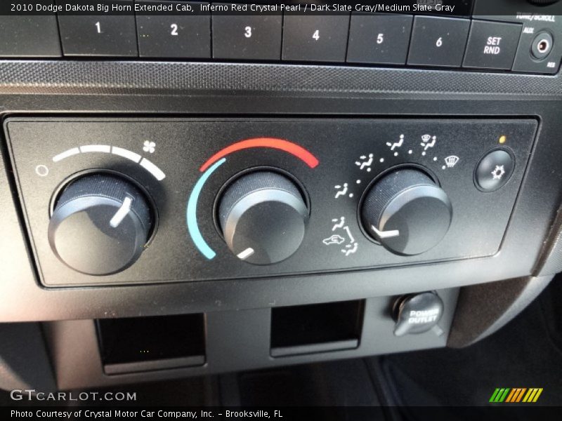 Inferno Red Crystal Pearl / Dark Slate Gray/Medium Slate Gray 2010 Dodge Dakota Big Horn Extended Cab