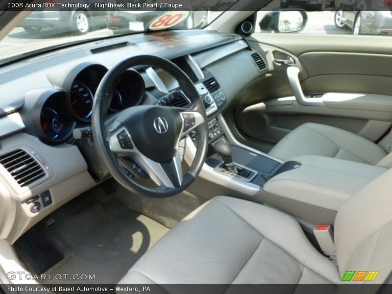Nighthawk Black Pearl / Taupe 2008 Acura RDX Technology