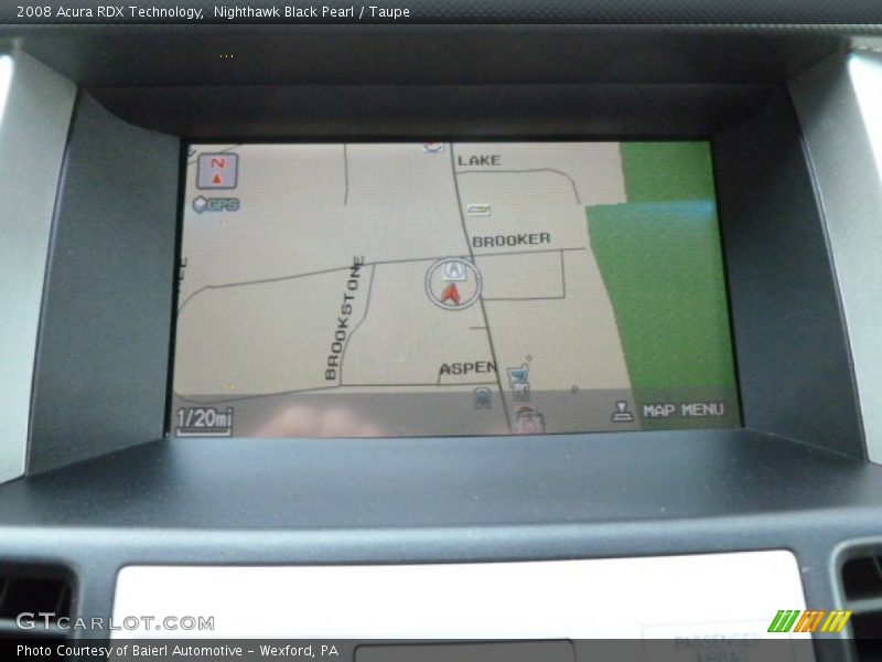 Nighthawk Black Pearl / Taupe 2008 Acura RDX Technology