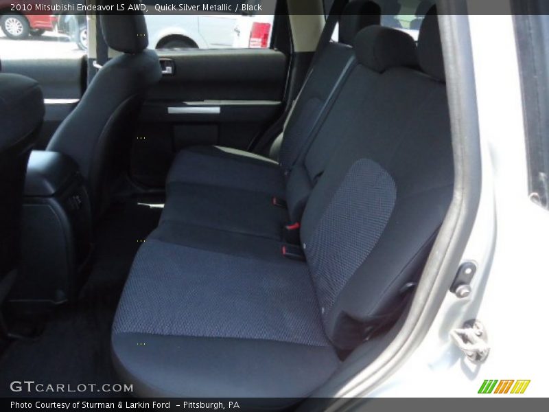 Quick Silver Metallic / Black 2010 Mitsubishi Endeavor LS AWD