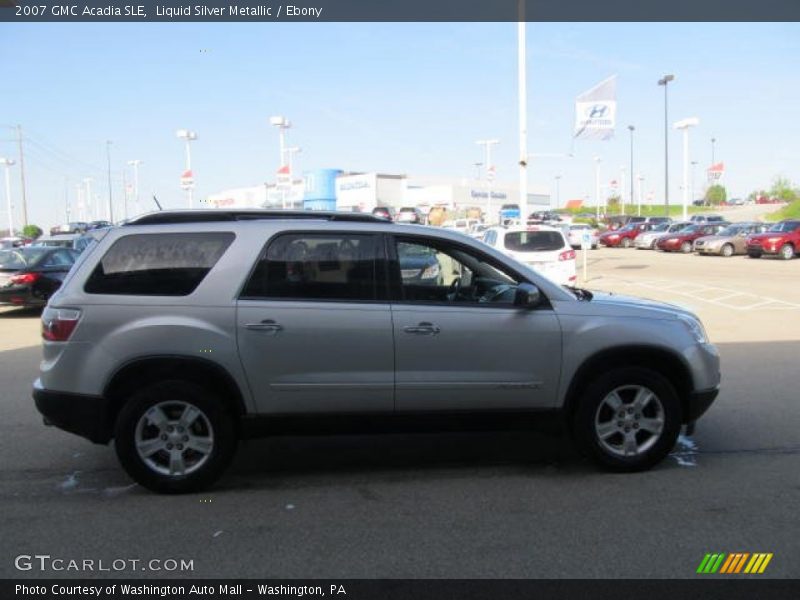 Liquid Silver Metallic / Ebony 2007 GMC Acadia SLE