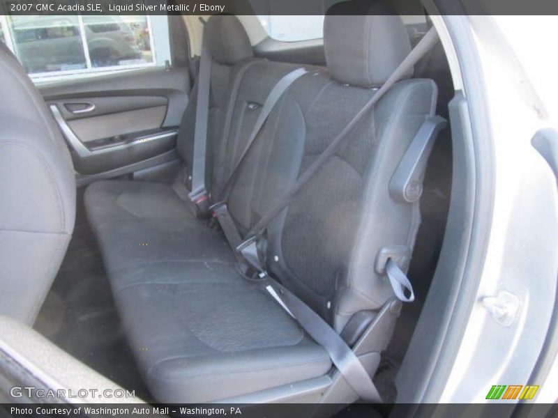Liquid Silver Metallic / Ebony 2007 GMC Acadia SLE