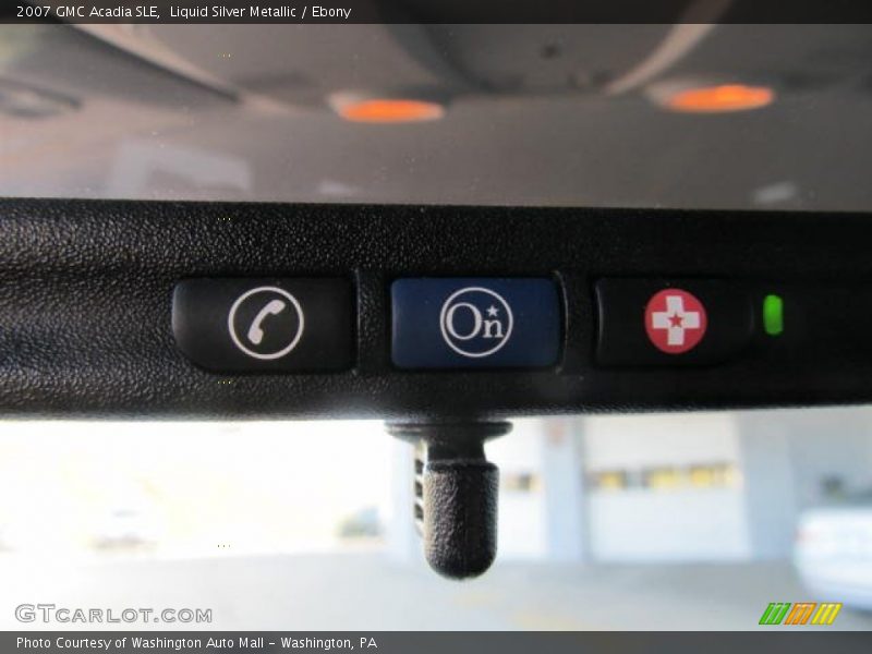 Liquid Silver Metallic / Ebony 2007 GMC Acadia SLE