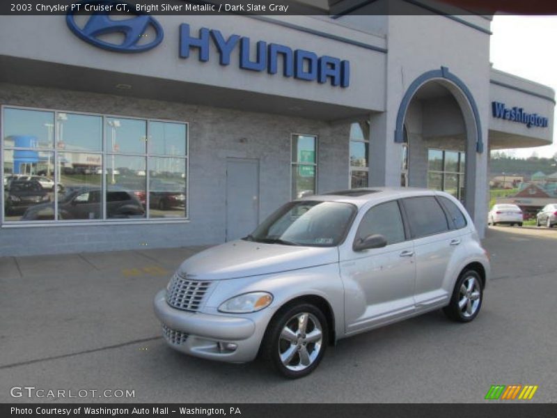 Bright Silver Metallic / Dark Slate Gray 2003 Chrysler PT Cruiser GT