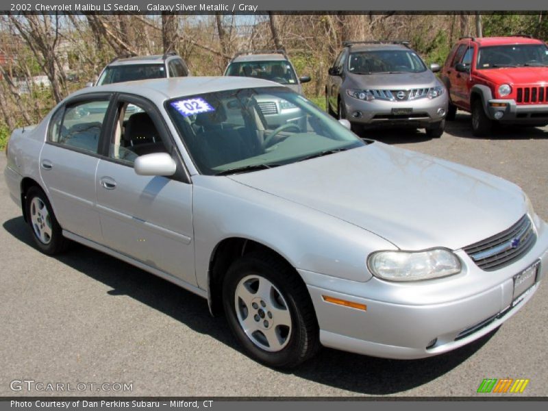 Galaxy Silver Metallic / Gray 2002 Chevrolet Malibu LS Sedan