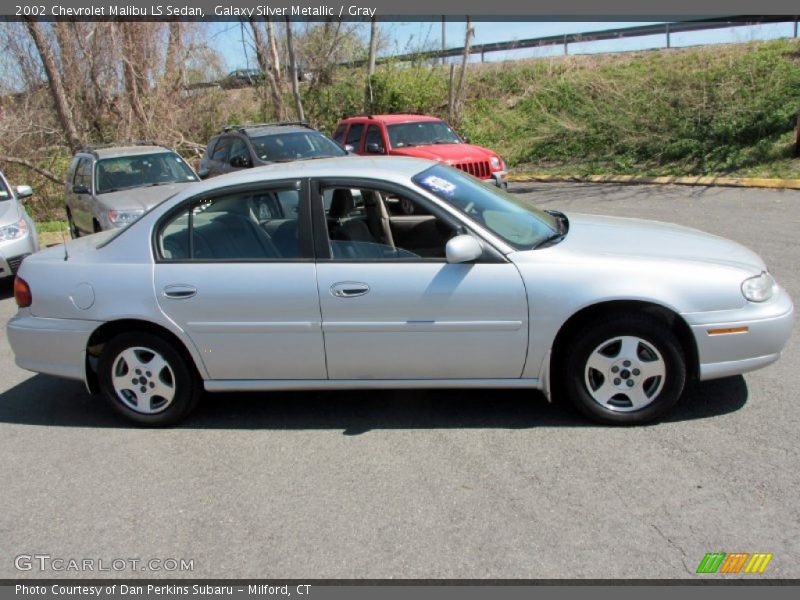 Galaxy Silver Metallic / Gray 2002 Chevrolet Malibu LS Sedan
