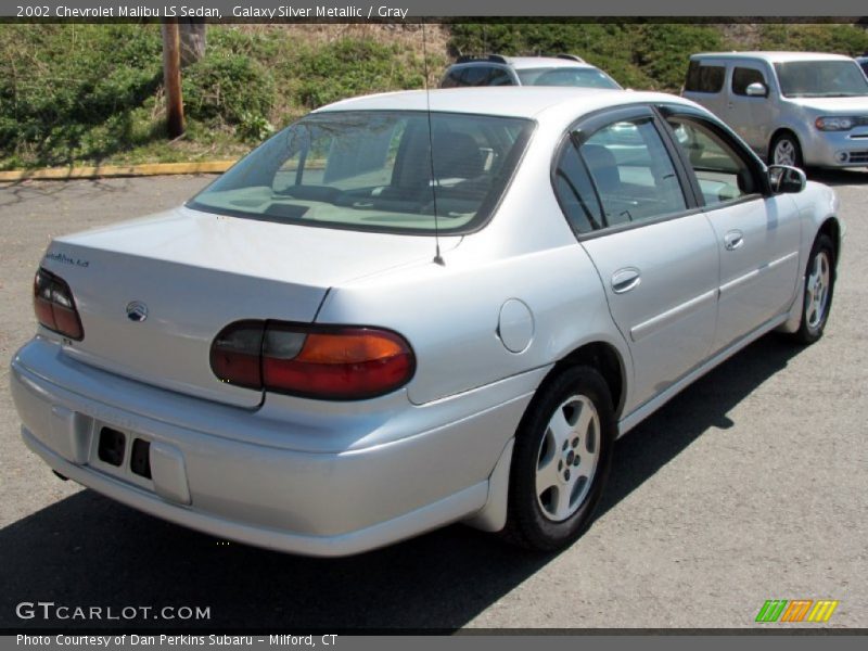 Galaxy Silver Metallic / Gray 2002 Chevrolet Malibu LS Sedan