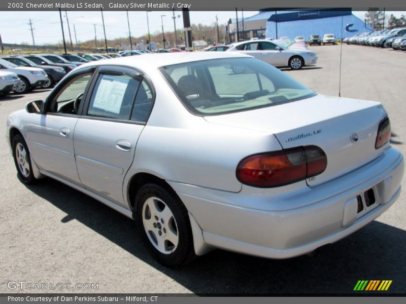 Galaxy Silver Metallic / Gray 2002 Chevrolet Malibu LS Sedan