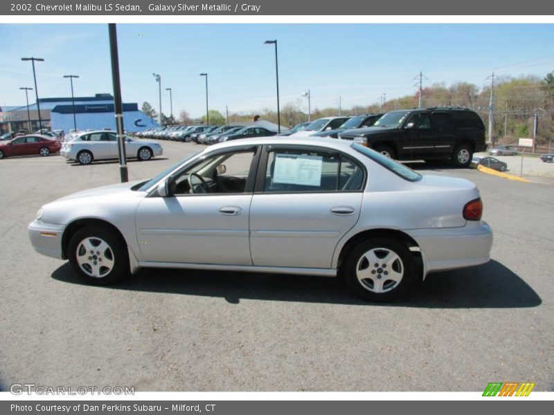 Galaxy Silver Metallic / Gray 2002 Chevrolet Malibu LS Sedan