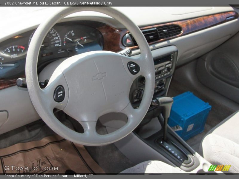 Galaxy Silver Metallic / Gray 2002 Chevrolet Malibu LS Sedan