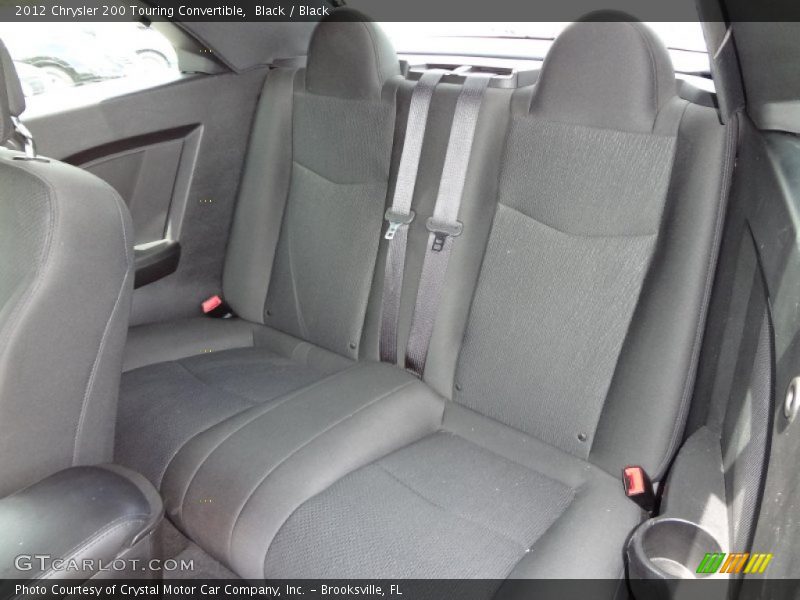 Black / Black 2012 Chrysler 200 Touring Convertible