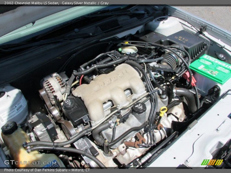 Galaxy Silver Metallic / Gray 2002 Chevrolet Malibu LS Sedan