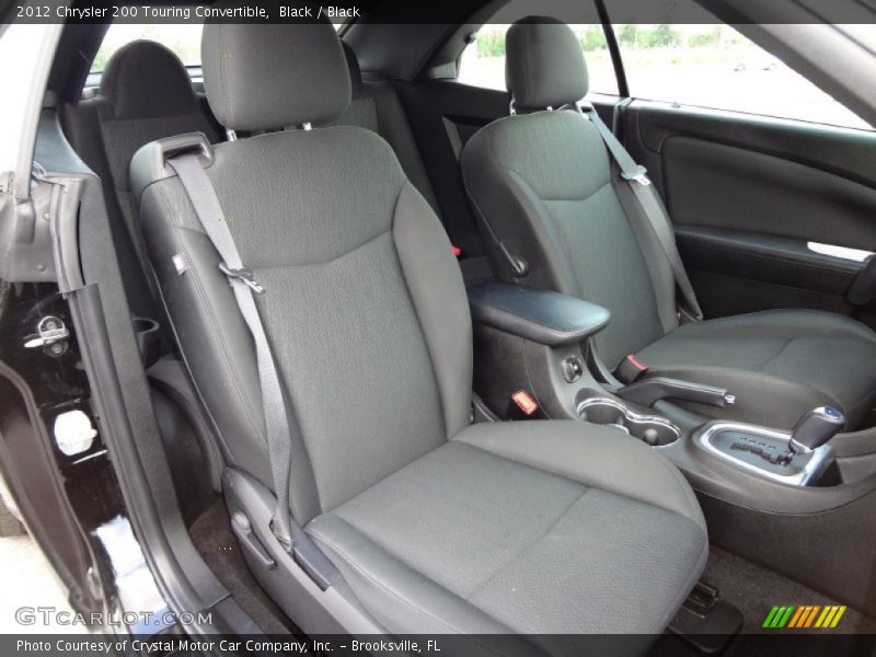 Black / Black 2012 Chrysler 200 Touring Convertible
