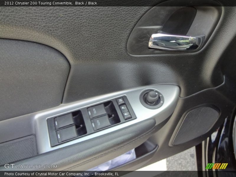 Black / Black 2012 Chrysler 200 Touring Convertible