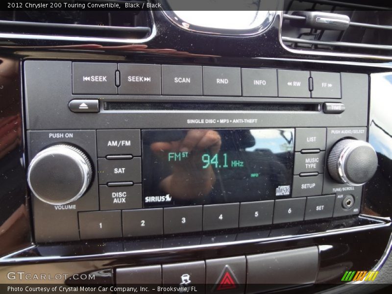 Audio System of 2012 200 Touring Convertible
