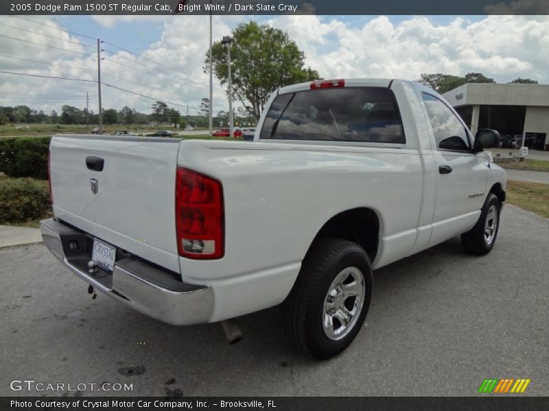 Bright White / Dark Slate Gray 2005 Dodge Ram 1500 ST Regular Cab