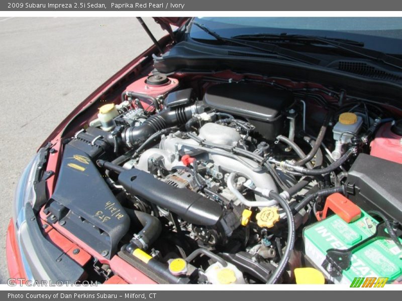 Paprika Red Pearl / Ivory 2009 Subaru Impreza 2.5i Sedan