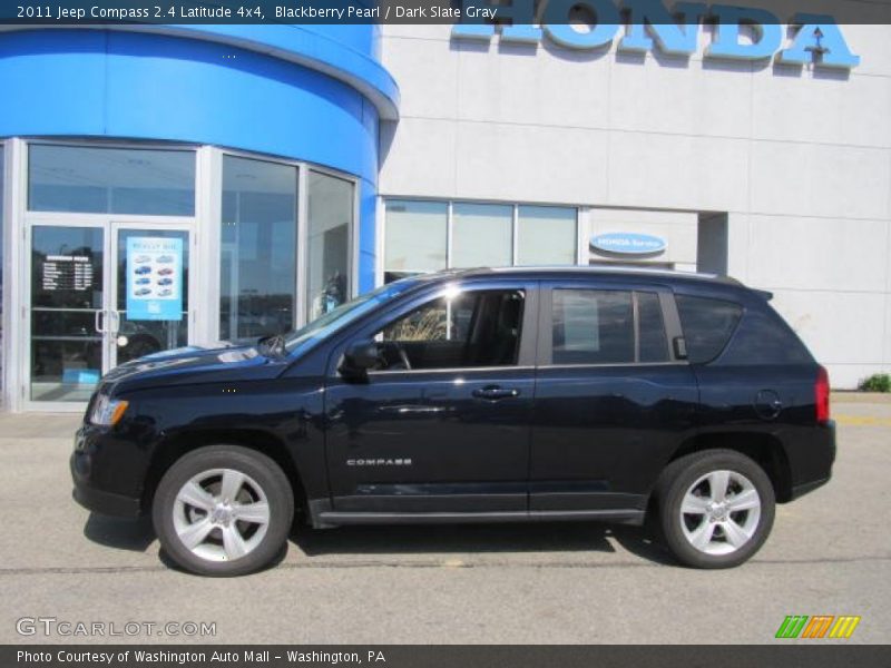 Blackberry Pearl / Dark Slate Gray 2011 Jeep Compass 2.4 Latitude 4x4