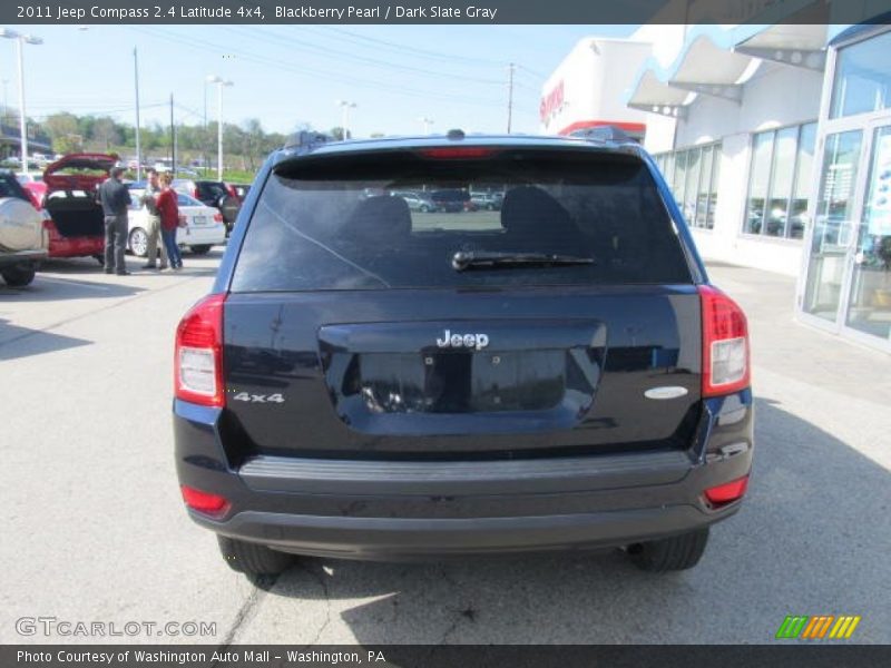 Blackberry Pearl / Dark Slate Gray 2011 Jeep Compass 2.4 Latitude 4x4