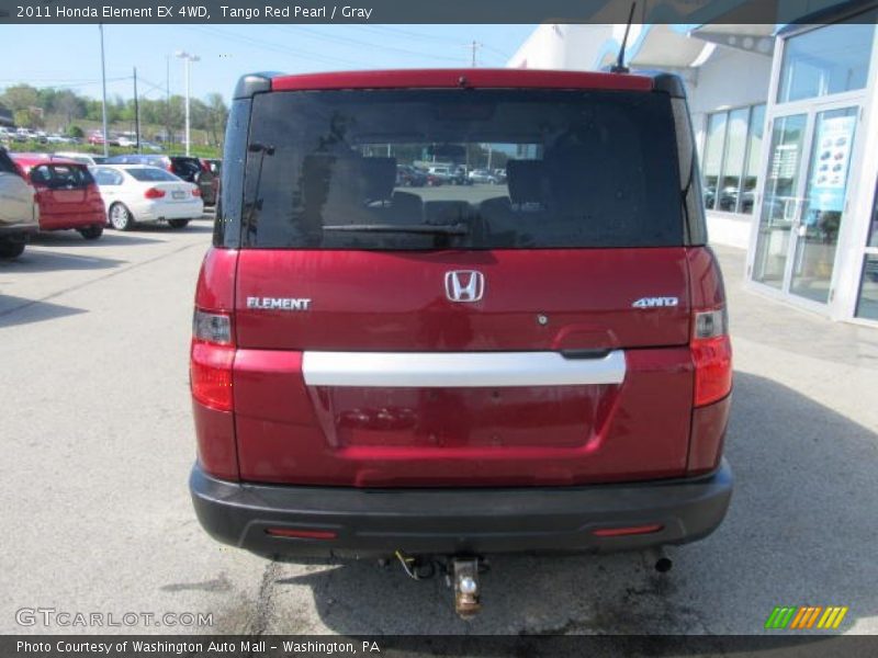 Tango Red Pearl / Gray 2011 Honda Element EX 4WD
