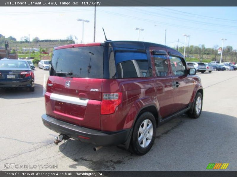 Tango Red Pearl / Gray 2011 Honda Element EX 4WD