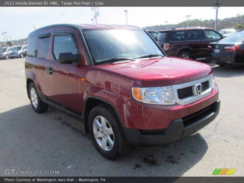 Tango Red Pearl / Gray 2011 Honda Element EX 4WD