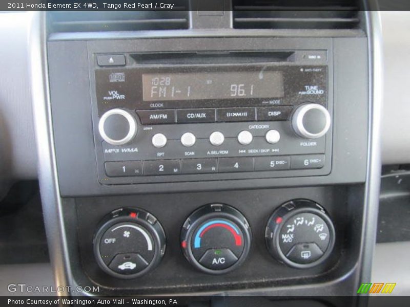 Controls of 2011 Element EX 4WD