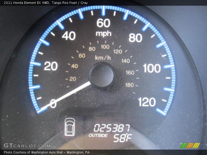 Tango Red Pearl / Gray 2011 Honda Element EX 4WD