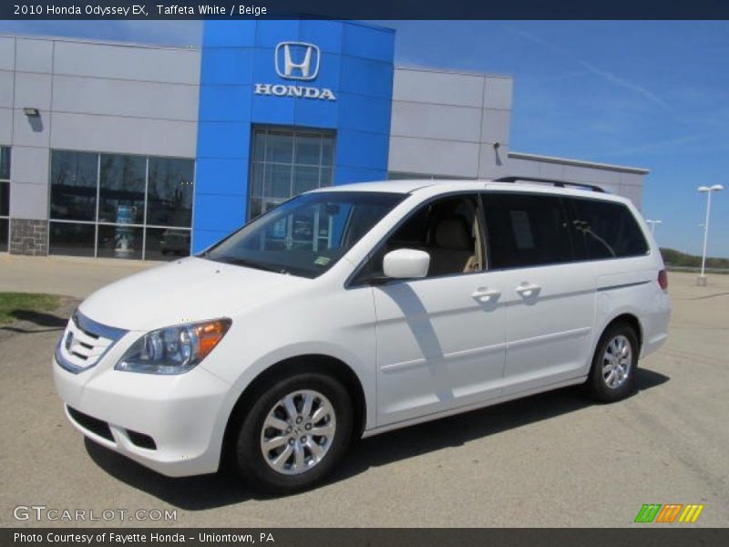 Taffeta White / Beige 2010 Honda Odyssey EX