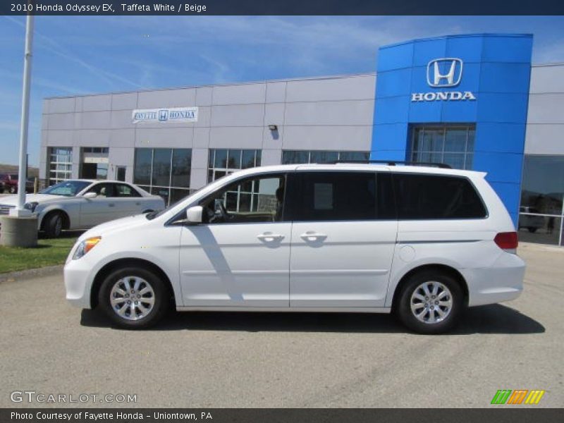 Taffeta White / Beige 2010 Honda Odyssey EX