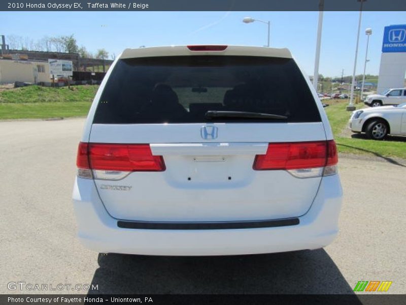Taffeta White / Beige 2010 Honda Odyssey EX