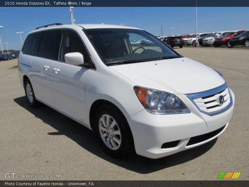 Taffeta White / Beige 2010 Honda Odyssey EX