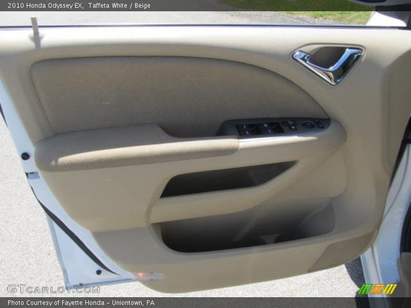 Taffeta White / Beige 2010 Honda Odyssey EX
