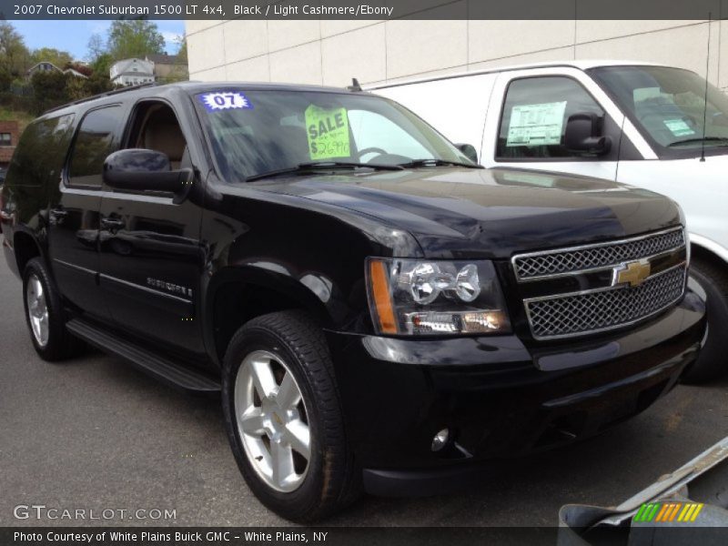 Black / Light Cashmere/Ebony 2007 Chevrolet Suburban 1500 LT 4x4