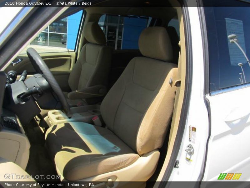 Taffeta White / Beige 2010 Honda Odyssey EX