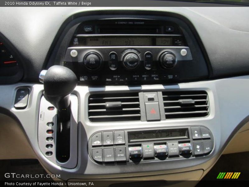 Taffeta White / Beige 2010 Honda Odyssey EX