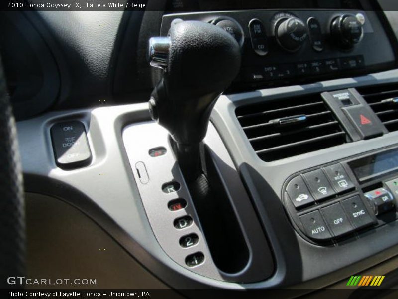 Taffeta White / Beige 2010 Honda Odyssey EX
