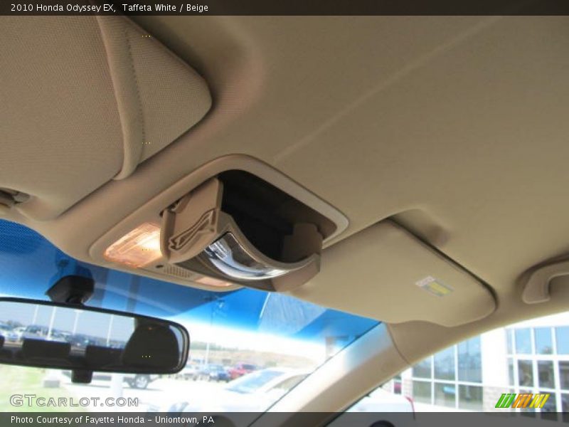 Taffeta White / Beige 2010 Honda Odyssey EX