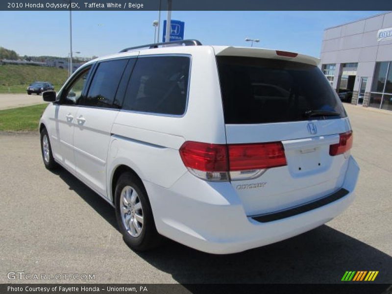 Taffeta White / Beige 2010 Honda Odyssey EX