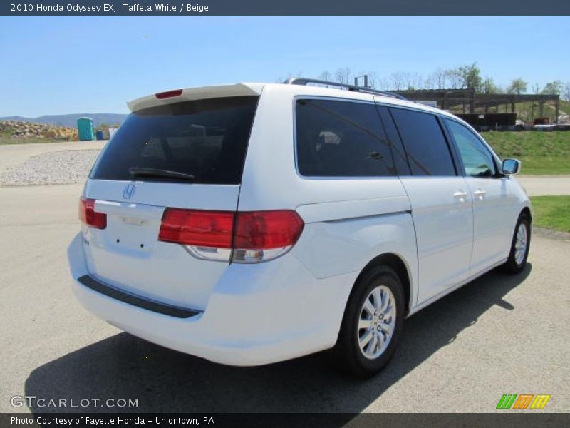 Taffeta White / Beige 2010 Honda Odyssey EX