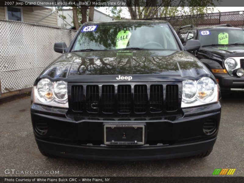 Black / Medium Slate Gray 2007 Jeep Grand Cherokee Laredo 4x4