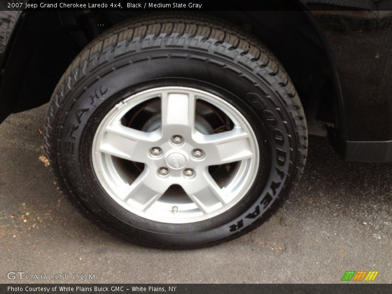 Black / Medium Slate Gray 2007 Jeep Grand Cherokee Laredo 4x4