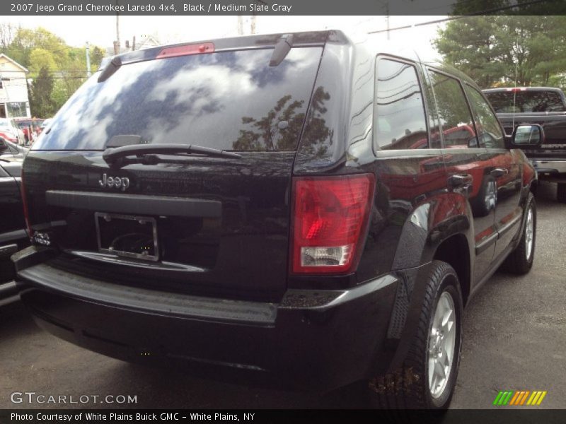 Black / Medium Slate Gray 2007 Jeep Grand Cherokee Laredo 4x4