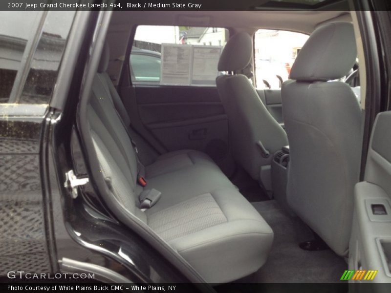 Black / Medium Slate Gray 2007 Jeep Grand Cherokee Laredo 4x4