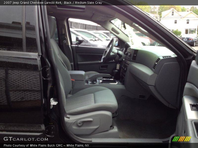 Black / Medium Slate Gray 2007 Jeep Grand Cherokee Laredo 4x4