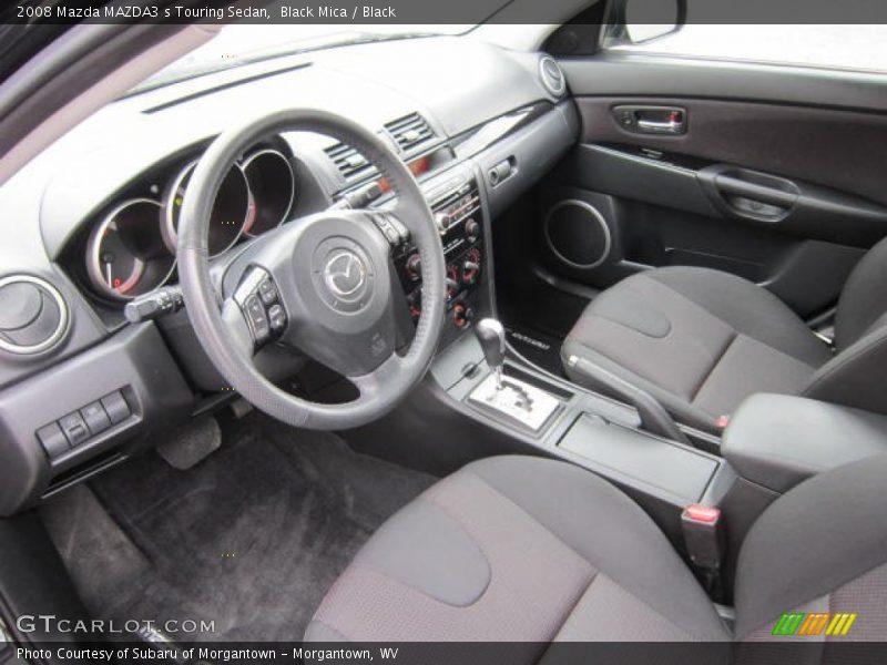 Black Mica / Black 2008 Mazda MAZDA3 s Touring Sedan